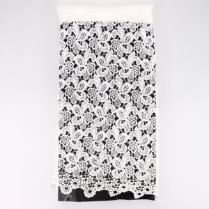 Hot Selling Snow White Cord Lace Guipure Fabrics