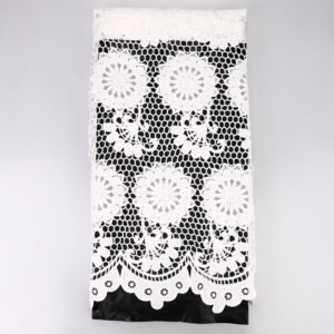 White African Cord Lace Fabric 2022 Nigerian High Quality Water Soluble Laces