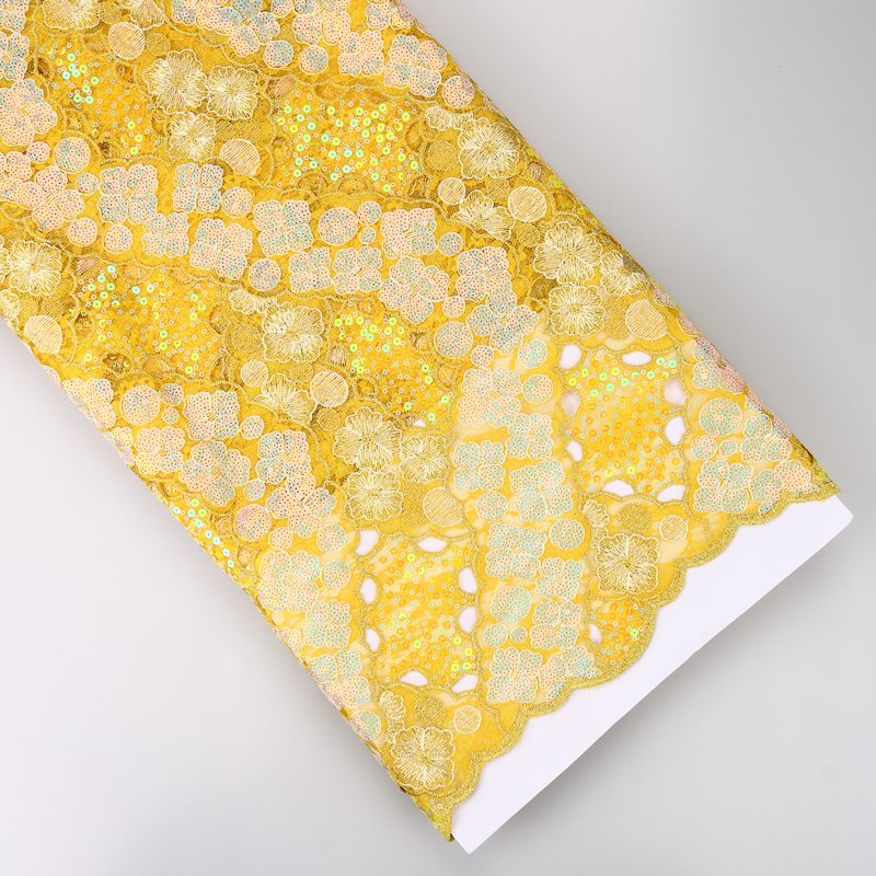 2023 Latest Chantilly Net Sequins with Holes Luxury and Exclusive Styles