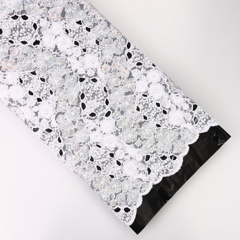 2023 Latest Chantilly Net Sequins with Holes Luxury and Exclusive Styles