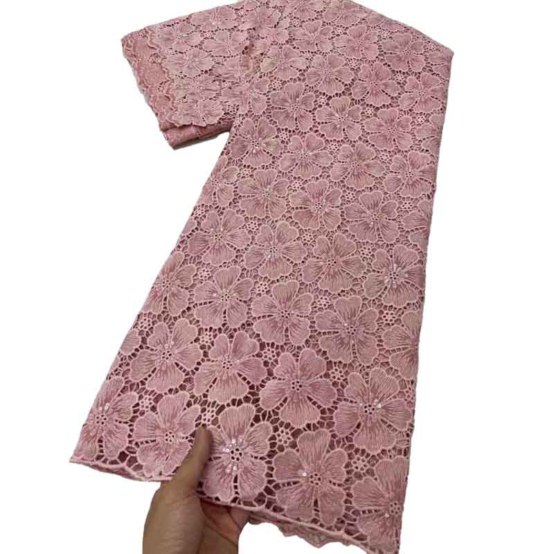african guipure chord laces embroidery fabrics aso ebi styles laser cut 4