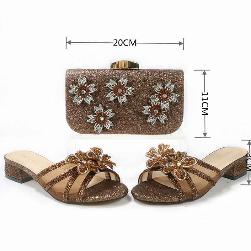 fashionable latest shoes handbags party high heel shoes bags
