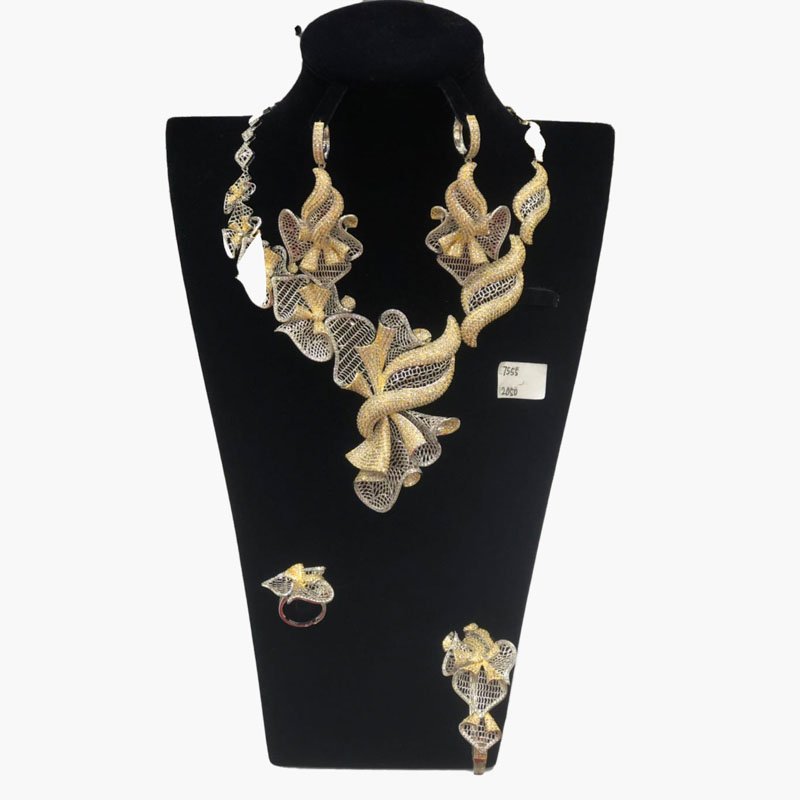 luxury jewellry zircon necklaces earrings rings bracelets high quality 4